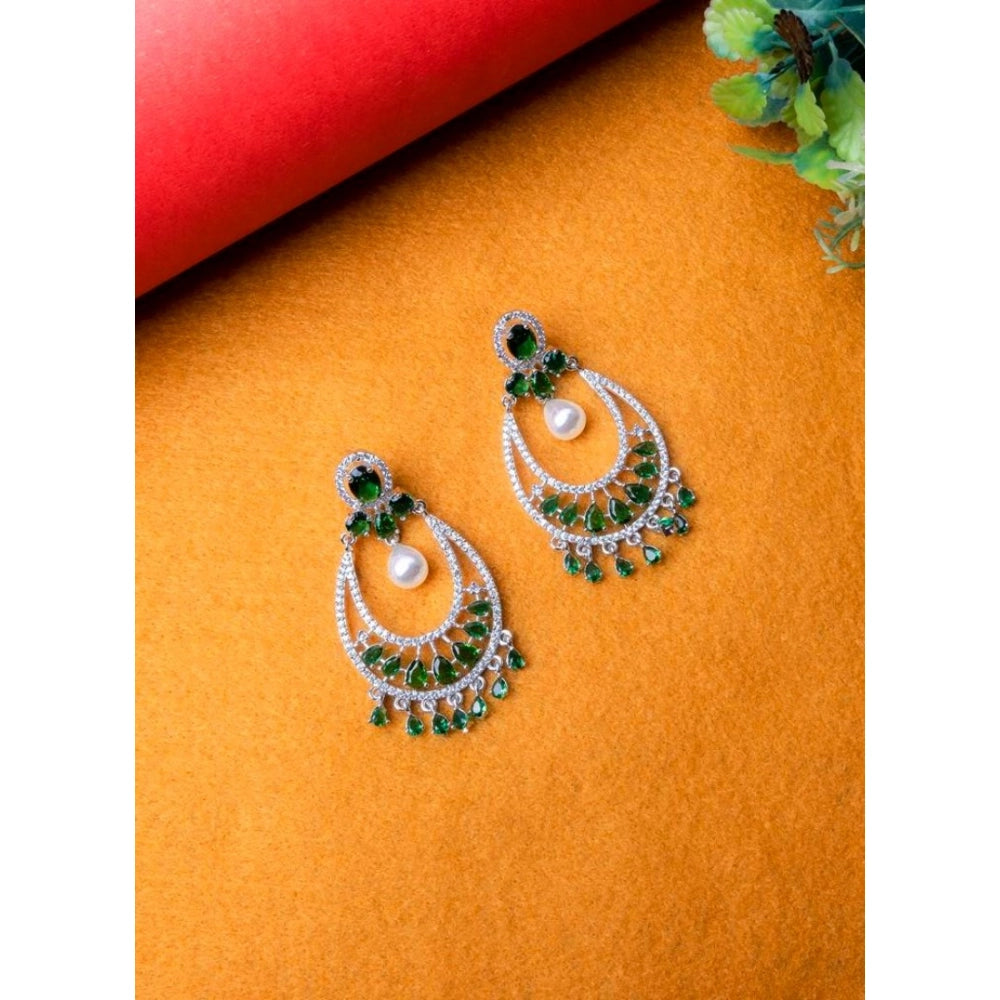 The Classic Green Chandbali