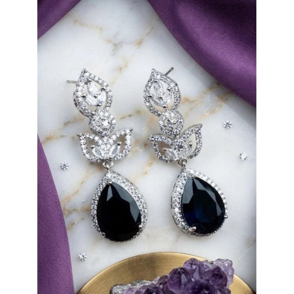 Classic Sapphire Blue Earrings