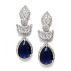 Classic Sapphire Blue Earrings