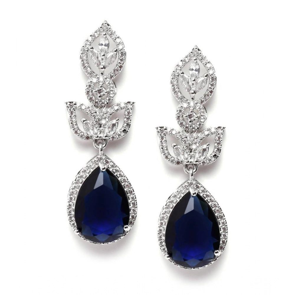 Classic Sapphire Blue Earrings