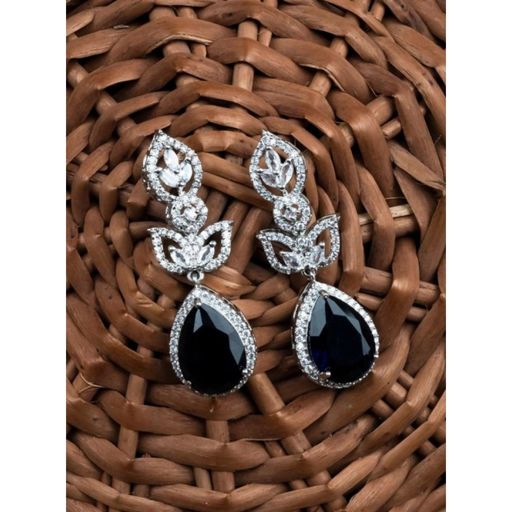 Classic Sapphire Blue Earrings