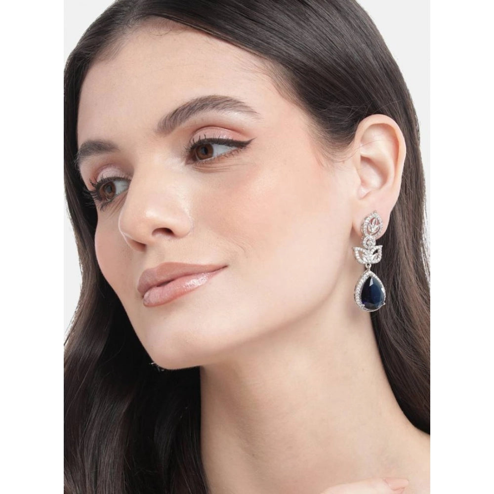 Classic Sapphire Blue Earrings