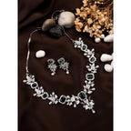 Emerald Drop Necklace Set