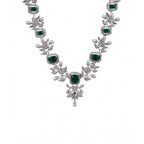 Emerald Drop Necklace Set
