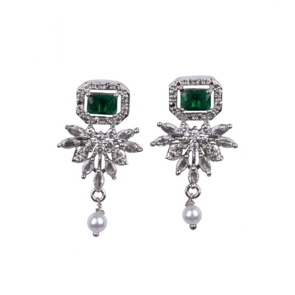 Emerald Drop Necklace Set