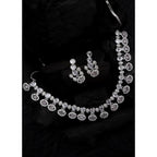Flawless Crystal Halo Necklace Set