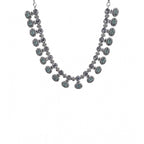 Mint Halo Drop Necklace Set