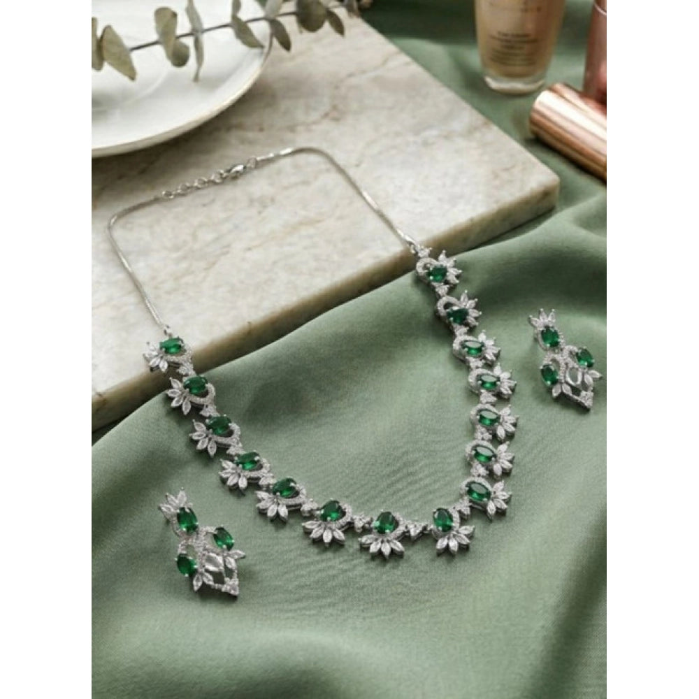 Aurora Green Necklace Set