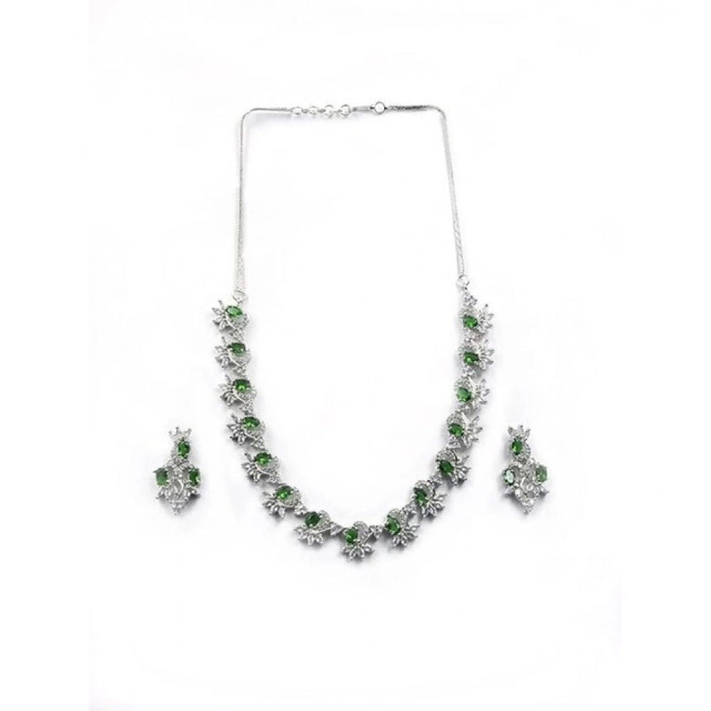 Aurora Green Necklace Set
