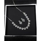 Mint Mist Blossom Necklace Set