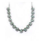 Mint Mist Blossom Necklace Set