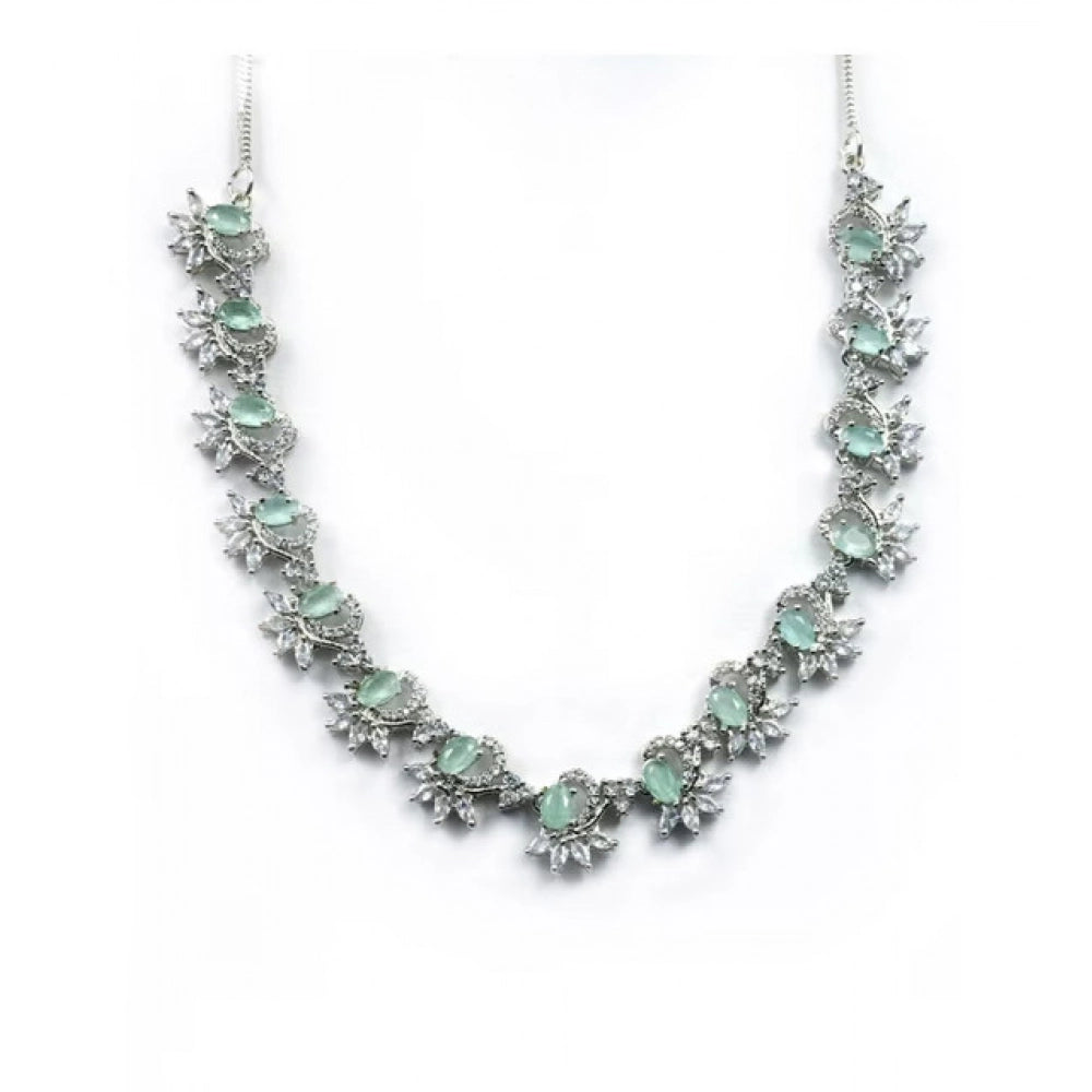 Mint Mist Blossom Necklace Set