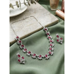 Ruby Red Necklace Set