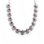 Ruby Red Necklace Set