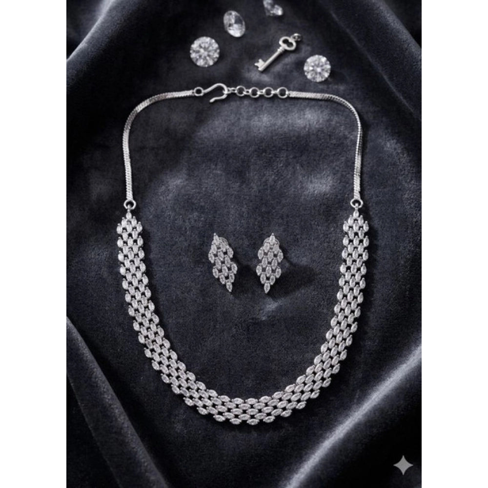 Crystal Cascade Choker Set