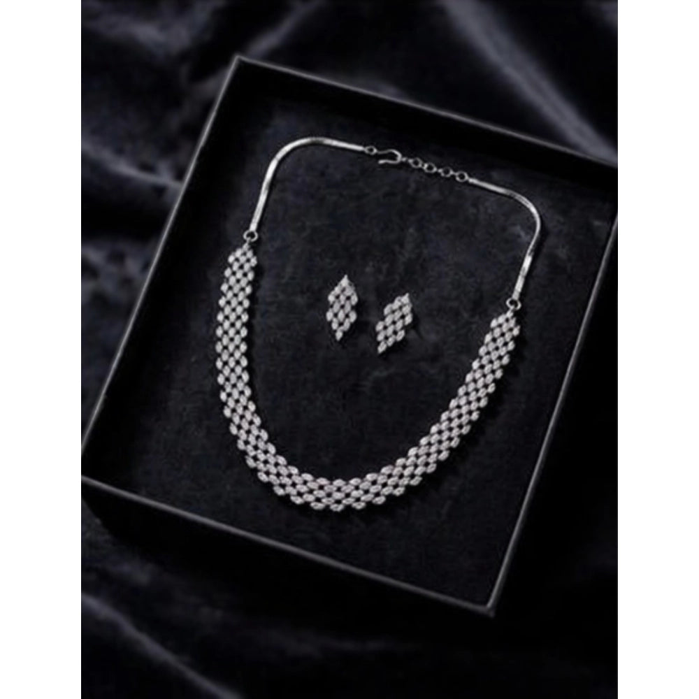 Crystal Cascade Choker Set