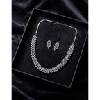 Crystal Cascade Choker Set