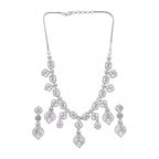 Ice-Pink Glimmer Necklace Set