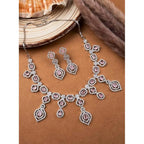 Ice-Pink Glimmer Necklace Set