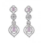 Ice-Pink Glimmer Necklace Set