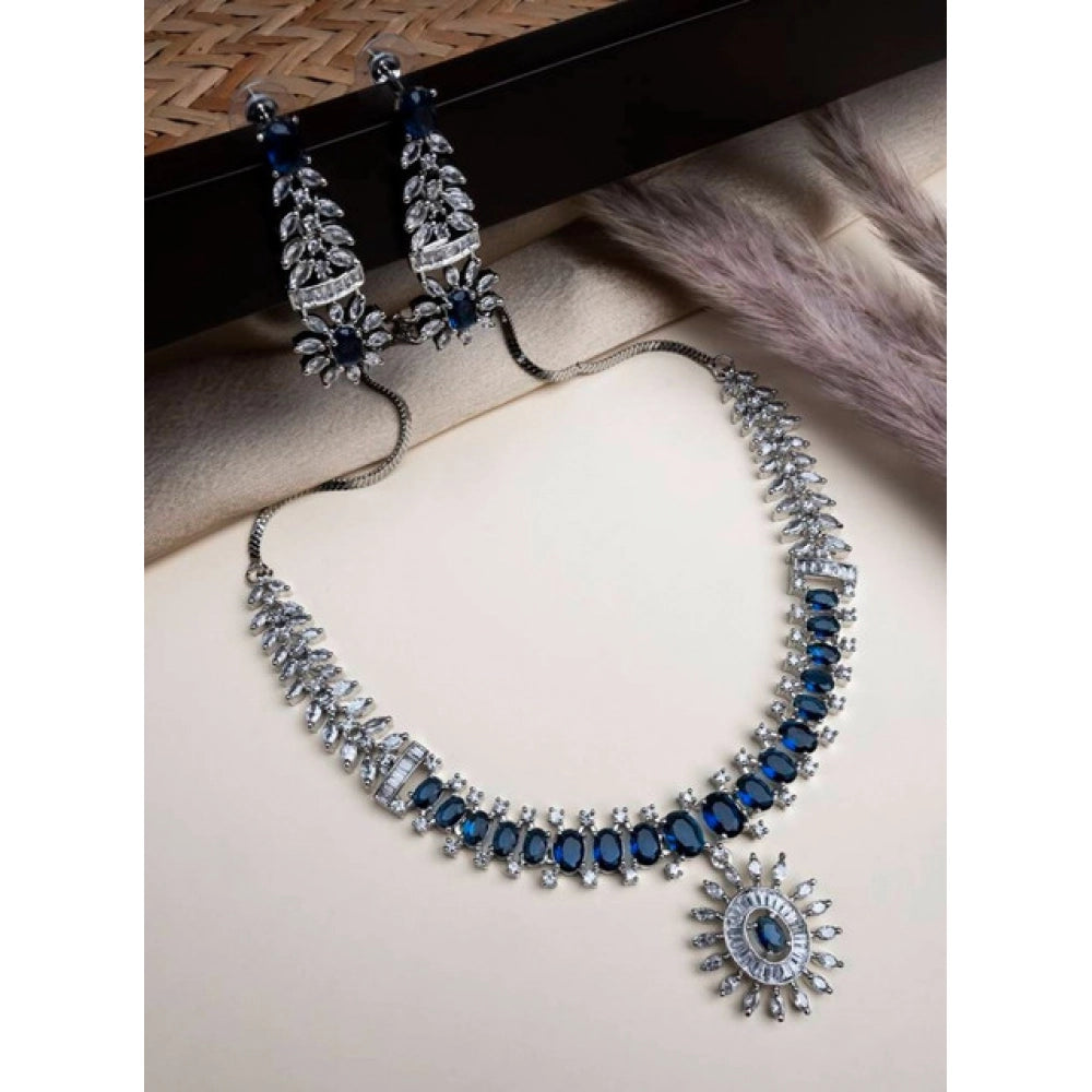 Azure Drop Necklace Set