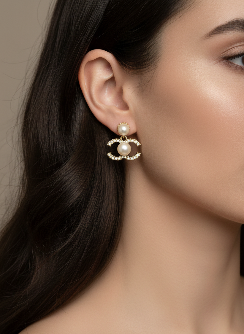 Channel type Earrings