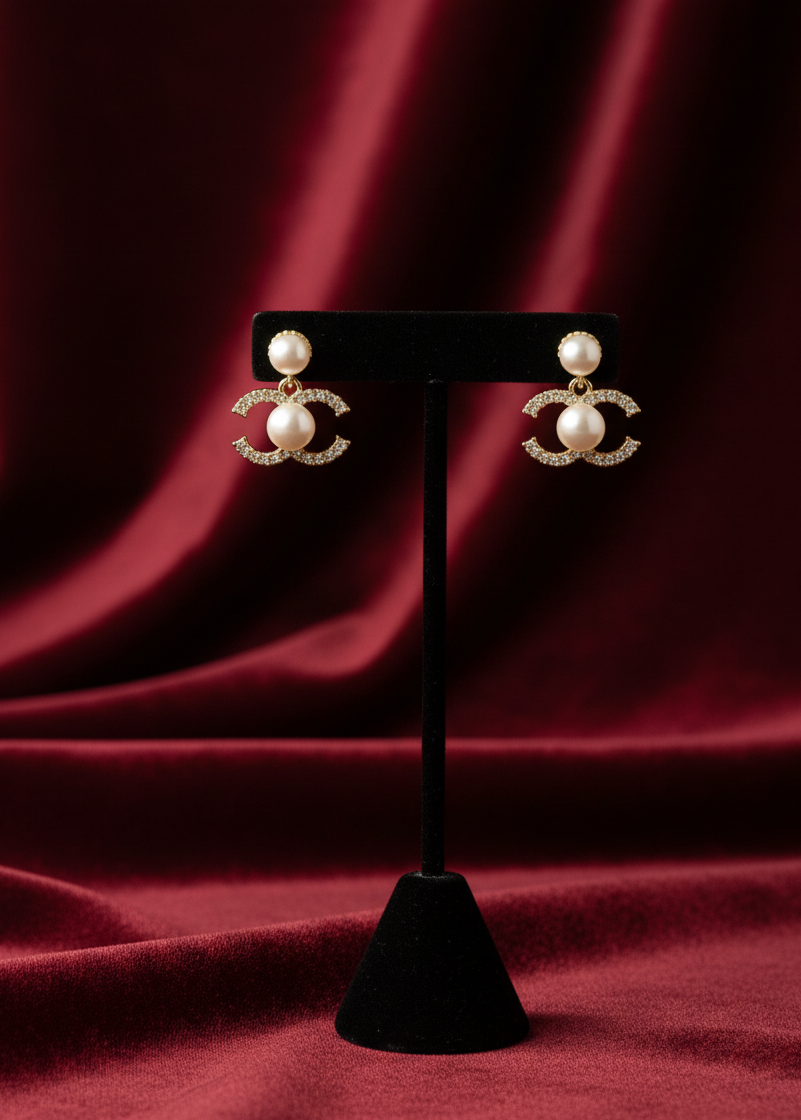 Channel type Earrings