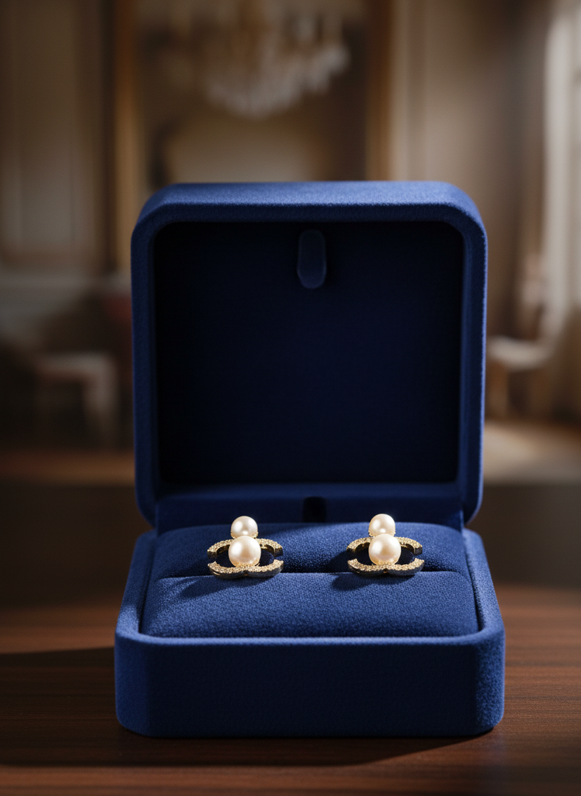Channel type Earrings