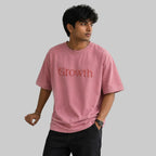 Growth word printed on T-shirt for Mens