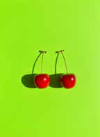 Cherry Hanging Earrings