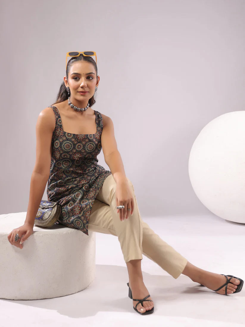 Indigo Ajrakh Tunic
