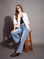 Trendy Wide Leg Jeans