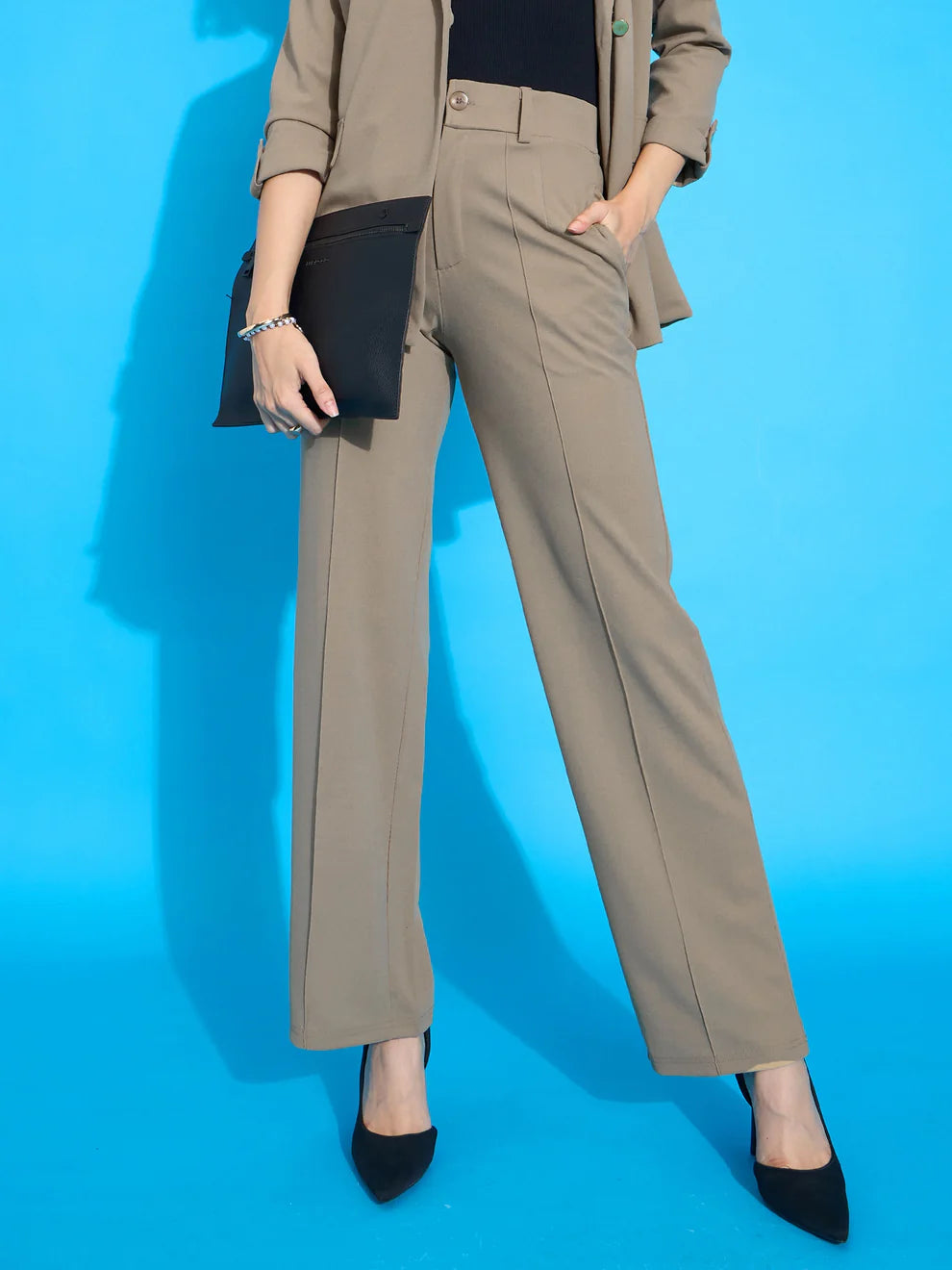 High-Waisted Trouser