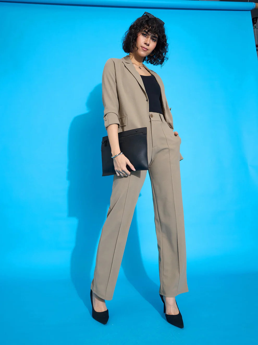 High-Waisted Trouser
