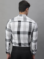 Black & White Checked Cotton Shirt