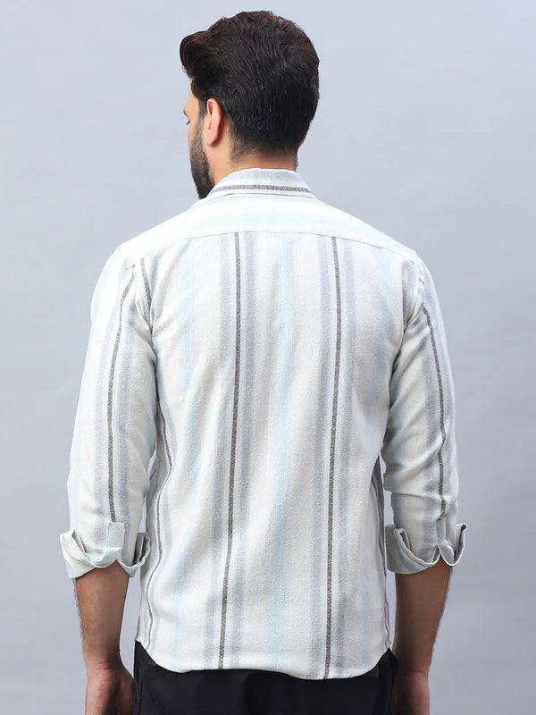 Off-White Striped Casual Shirt