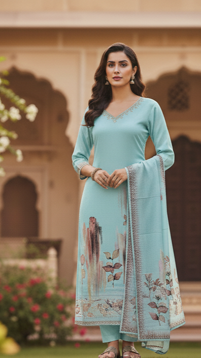 Sky blue color set
