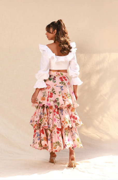 Blossom Tiered Skirt&Top