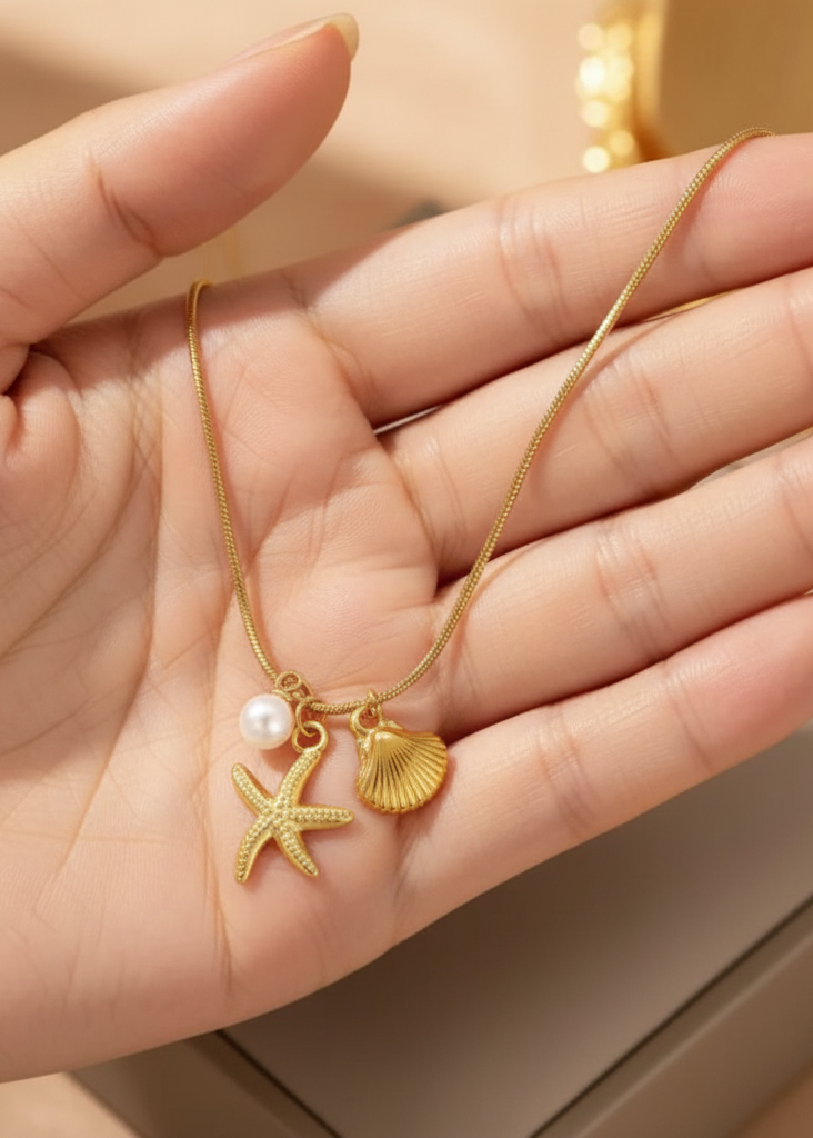 Seashell and star Chain