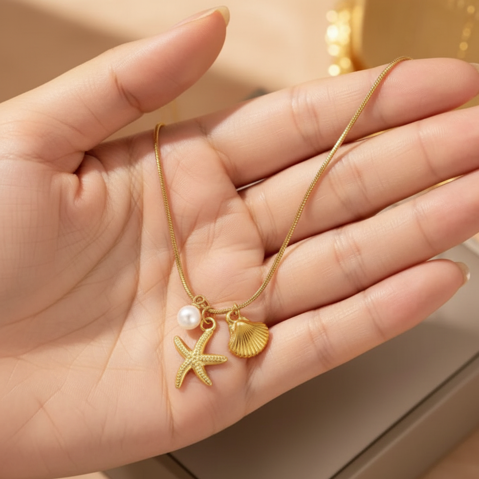 Seashell and star Chain