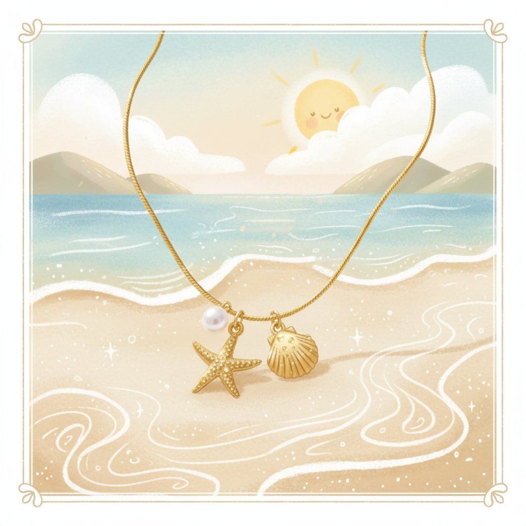 Seashell and star Chain