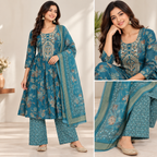 Sea Green Anarkali Set
