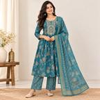 Sea Green Anarkali Set