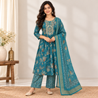 Sea Green Anarkali Set