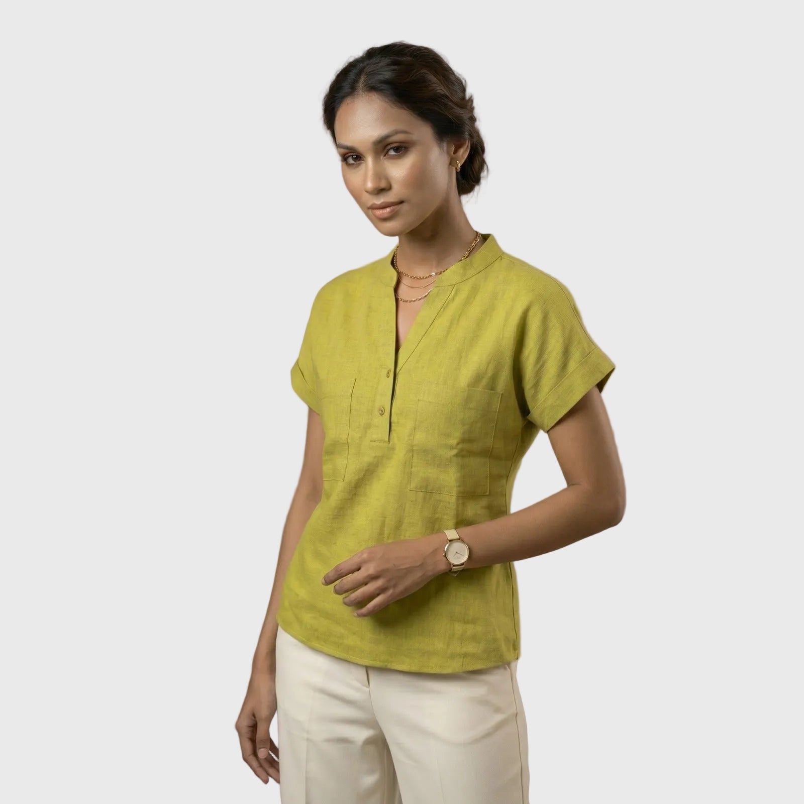 Mandarin Collar Tunic