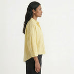 Yellow Striped Button-Down Shirt