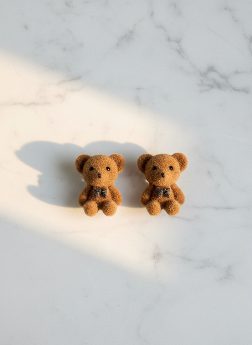 Teddy Bear Earrings