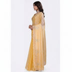 Yellow Embellished Saree