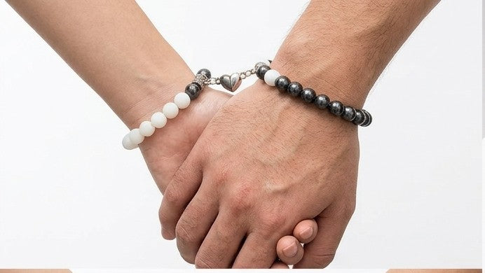 Magnetic Heart Charm Bracelet