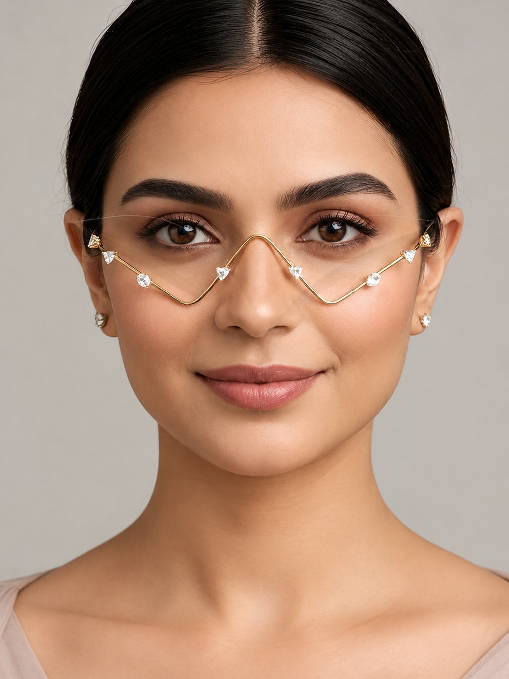 Mehndi Crystal Wave Statement Eyewear